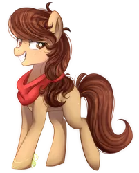 Size: 1024x1273 | Tagged: safe, artist:slasharu, derpibooru import, oc, unofficial characters only, earth pony, pony, female, mare, simple background, smiling, solo, transparent background