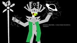 Size: 1152x648 | Tagged: 1000 hours in ms paint, all seeing eye, angry, armor, ataxai, black hole, bleeding eyes, blood, bracelet, caption, changedling, changeling, clothes, derpibooru import, eldar, ethereal, eye of horus, helmet, jewelry, king thorax, magic, misspelling, ms paint, robe, robes, safe, staff, stargate, thorax, void, wizard, x-com, xcom 2, xcom: enemy unknown, xk-class end-of-the-world scenario