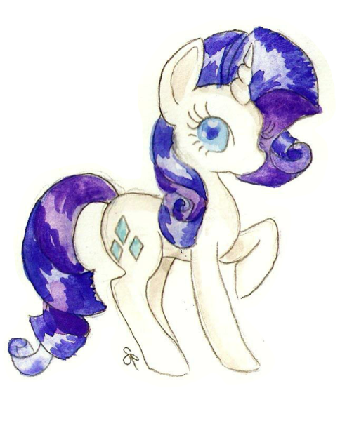 Size: 645x799 | Tagged: artist:chiuuchiuu, derpibooru import, rarity, safe, simple background, solo, traditional art, transparent background