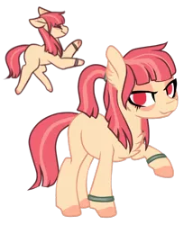 Size: 1024x1198 | Tagged: safe, artist:xxmissteaxx, derpibooru import, oc, oc:pandora, unofficial characters only, earth pony, pony, female, mare, raised hoof, simple background, solo, transparent background