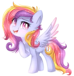 Size: 1024x1056 | Tagged: safe, artist:slasharu, derpibooru import, oc, oc:glittering cloud, unofficial characters only, pegasus, pony, blushing, female, mare, simple background, solo, transparent background