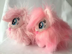 Size: 960x720 | Tagged: safe, artist:burgunzik, derpibooru import, oc, oc:fluffle puff, unofficial characters only, pony, irl, photo, plushie, self ponidox, solo, tongue out