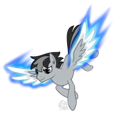 Size: 2200x2000 | Tagged: safe, artist:ponyecho, derpibooru import, oc, oc:light blade, unofficial characters only, pegasus, pony, commission, heterochromia, simple background, solo, transparent background