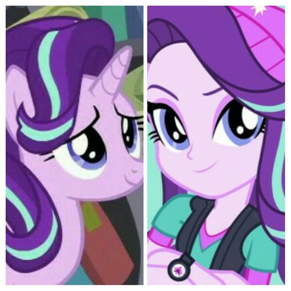 Size: 1024x1024 | Tagged: safe, derpibooru import, edit, edited screencap, screencap, starlight glimmer, pony, unicorn, equestria girls, clothes, crossed arms, horn, watch