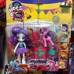 Size: 640x640 | Tagged: safe, derpibooru import, applejack, pinkie pie, rainbow dash, rarity, sunset shimmer, twilight sparkle, twilight sparkle (alicorn), equestria girls, bootleg, boots, bracelet, clothes, doll, equestria girls outfit, fall formal outfits, high heel boots, jewelry, my fun hose, necklace, skirt, toy, you had one job