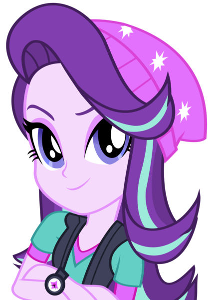 Size: 3400x4820 | Tagged: safe, artist:remcmaximus, derpibooru import, starlight glimmer, equestria girls, mirror magic, spoiler:eqg specials, absurd resolution, clothes, crossed arms, female, looking at you, simple background, solo, that was fast, transparent background, vector, watch, wristwatch