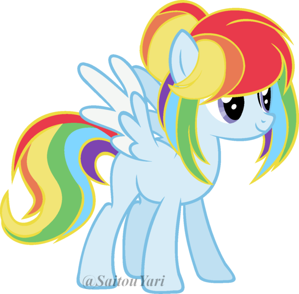 Size: 600x589 | Tagged: safe, artist:t-aroutachiikun, derpibooru import, oc, oc:snowstorm, unofficial characters only, pegasus, pony, base used, female, mare, offspring, parent:double diamond, parent:rainbow dash, parents:doubledash, simple background, solo, transparent background