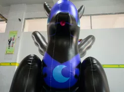 Size: 1219x912 | Tagged: balloon, bootleg, derpibooru import, hongyi, inflatable, irl, nightmare moon, photo, solo, specially placed hole, suggestive