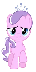 Size: 2800x5600 | Tagged: safe, artist:reginault, derpibooru import, diamond tiara, earth pony, pony, twilight time, .svg available, absurd resolution, female, filly, raised hoof, simple background, solo, transparent background, vector