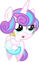 Size: 2121x3306 | Tagged: artist:tuppkam1, baby bottle, cuddly, cute, cuteness overload, cutest pony alive, cutest pony ever, daaaaaaaaaaaw, derpibooru import, diaper, flurrybetes, high res, hugable, princess flurry heart, safe, simple background, solo, the times they are a changeling, transparent background, vector, weapons-grade cute