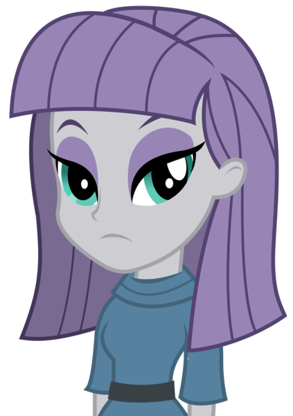Size: 3400x4820 | Tagged: safe, artist:remcmaximus, derpibooru import, maud pie, equestria girls, absurd resolution, clothes, eyeshadow, lidded eyes, looking at you, makeup, simple background, solo, transparent background, vector