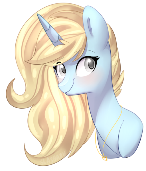 Size: 1024x1200 | Tagged: safe, artist:slasharu, derpibooru import, oc, unofficial characters only, pony, unicorn, bust, female, mare, portrait, simple background, solo, transparent background