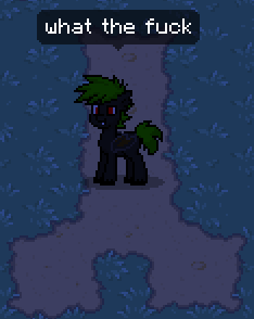 Size: 234x294 | Tagged: questionable, artist:dustydusk123, derpibooru import, oc, oc:dusk, unofficial characters only, bat pony, pony, pony town, night, penis, solo, swearing, vulgar