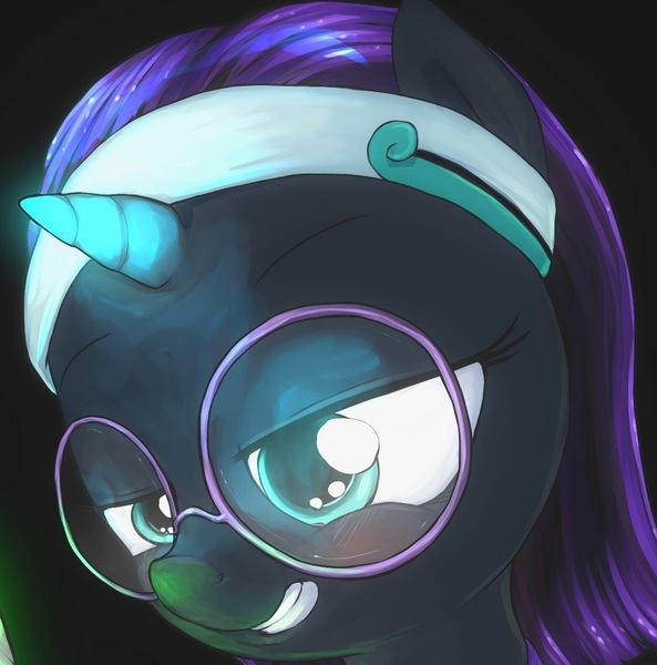 Size: 1007x1019 | Tagged: suggestive, artist:darkstylerz, derpibooru import, edit, oc, oc:nyx, unofficial characters only, alicorn, pony, cropped, cropped porn, faic, reaction image, smug, solo