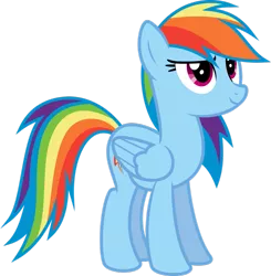 Size: 885x902 | Tagged: safe, artist:missbeigepony, derpibooru import, rainbow dash, pony, .svg available, backwards cutie mark, simple background, solo, transparent background, vector