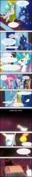 Size: 898x5000 | Tagged: safe, artist:brisineo, derpibooru import, pinkie pie, princess celestia, princess luna, rarity, pony, /mlp/, 4chan, 4chan cup, 4chan cup scarf, absurd resolution, bloodshot eyes, clothes, comic, food, glowing eyes, jersey, kek, messy mane, pepe the frog, salt, scarf, sitting, smiling, stadium, throne