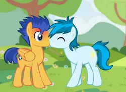 Size: 1600x1163 | Tagged: safe, artist:supermaxx92, derpibooru import, flash sentry, thunderbass, ponified, earth pony, pegasus, pony, couple, equestria girls ponified, gay, kissing, love, male, romance, shipping, thunderflash, vector