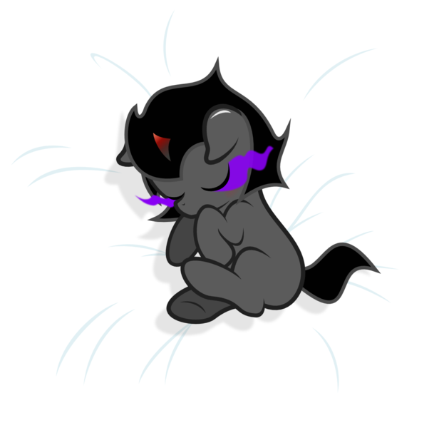 Size: 1287x1240 | Tagged: safe, artist:godoffury, artist:punzil504, derpibooru import, king sombra, pony, unicorn, baby, baby pony, colt, colt sombra, cute, eyes closed, male, side, simple background, sleeping, solo, sombra eyes, sombradorable, transparent background, vector, younger