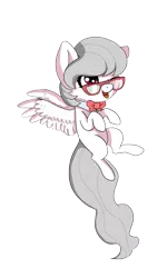 Size: 1200x2000 | Tagged: safe, artist:kameomia, derpibooru import, oc, oc:silver, unofficial characters only, pegasus, pony, .psd available, bowtie, female, filly, glasses, simple background, solo, transparent background