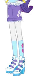 Size: 913x2037 | Tagged: safe, artist:teentitansfan201, derpibooru import, edit, vector edit, rarity, equestria girls, legend of everfree, boots, bracelet, camp everfree outfits, clothes, cropped, legs, pictures of legs, rarihips, shorts, simple background, socks, solo, transparent background, vector