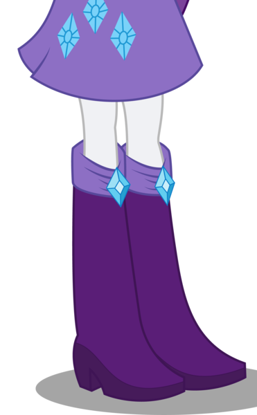 Size: 3262x5274 | Tagged: safe, artist:teentitansfan201, derpibooru import, edit, vector edit, rarity, equestria girls, absurd resolution, boots, clothes, cropped, high heel boots, legs, pictures of legs, simple background, skirt, solo, transparent background, vector