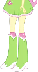 Size: 3424x6550 | Tagged: safe, artist:teentitansfan201, derpibooru import, edit, vector edit, fluttershy, equestria girls, absurd resolution, boots, boots shot, clothes, cropped, fluttershy wearing her boots, hand, high heel boots, humane nine boots, image, legs, pictures of legs, png, simple background, skirt, socks, solo, transparent background, vector