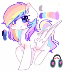 Size: 1372x1415 | Tagged: safe, artist:windymils, derpibooru import, oc, oc:rumi, unofficial characters only, pegasus, pony, female, mare, reference sheet, sketch, solo