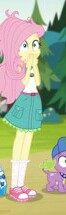 Size: 66x215 | Tagged: safe, derpibooru import, screencap, fluttershy, rarity, spike, spike the regular dog, dog, equestria girls, legend of everfree, camp everfree outfits, clothes, hand over mouth, needs more resolution, picture for breezies, shocked, shoes, skirt, sneakers, socks, solo focus