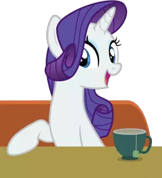Size: 3900x4300 | Tagged: safe, artist:tomfraggle, derpibooru import, rarity, pony, the saddle row review, absurd resolution, cup, simple background, solo, teacup, transparent background, vector
