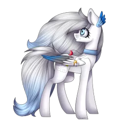 Size: 3200x3200 | Tagged: safe, artist:yeadatchantilly, derpibooru import, oc, unofficial characters only, pegasus, pony, colored wings, female, high res, mare, multicolored wings, simple background, solo, transparent background