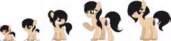 Size: 900x217 | Tagged: safe, artist:t-aroutachiikun, derpibooru import, oc, oc:lovely cupcake, unofficial characters only, earth pony, pony, age progression, baby, baby pony, female, filly, mare, simple background, solo, transparent background