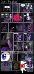Size: 2000x4381 | Tagged: safe, artist:dsana, derpibooru import, spike, starlight glimmer, twilight sparkle, twilight sparkle (alicorn), oc, oc:aurora, alicorn, dragon, pony, unicorn, comic:left behind, absurd resolution, alarm clock, clock, comic, cute, female, filly, filly starlight glimmer, glimmerbetes, light spell, lullaby, male, mama twilight, mare, mother and child, mother and daughter, mother and son, music notes, sleeping, spikabetes, spikelove, teleportation, twiabetes, twilight's castle, younger