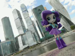 Size: 4608x3456 | Tagged: safe, artist:7yashka7, artist:synch-anon, derpibooru import, rarity, equestria girls, absurd resolution, boots, clothes, doll, equestria girls minis, eqventures of the minis, high heel boots, irl, jewelry, moscow, necklace, photo, pony ears, russia, russian, skirt, solo, toy