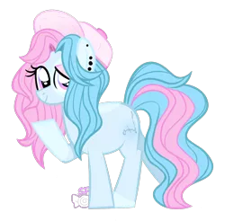 Size: 1817x1789 | Tagged: safe, artist:sugahfox, derpibooru import, oc, unofficial characters only, earth pony, pony, cap, female, hat, mare, simple background, solo, transparent background