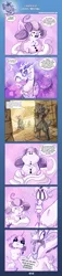 Size: 1024x4455 | Tagged: absurd resolution, artist:pimander1446, comic, comic:blue gem, derpibooru import, discord, force field, hamster, magic, oc, oc:squeaky pitch, petrification, safe, species swap