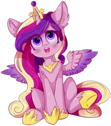 Size: 860x975 | Tagged: safe, artist:norrixcurral08, derpibooru import, princess cadance, alicorn, pony, cheek fluff, cute, cutedance, ear fluff, fluffy, looking at you, simple background, solo, transparent background