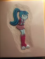 Size: 900x1200 | Tagged: safe, artist:spikefiremane, derpibooru import, sonata dusk, equestria girls, rainbow rocks, carving, craft, custom, irl, photo, ponytail, solo, toy, traditional art, woodwork