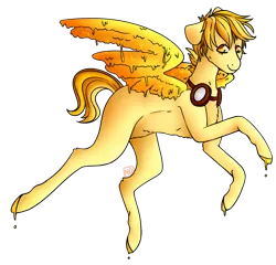 Size: 1063x1021 | Tagged: artist:cinnamonsparx, derpibooru import, fluff slime, male, oc, oc:sunbeam, original species, safe, simple background, solo, stallion, transparent background, unofficial characters only, wings