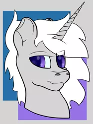 Size: 1280x1707 | Tagged: safe, artist:caduceus, artist:caduceusart, derpibooru import, oc, unofficial characters only, pony, unicorn, art trade, male, profile, solo, wavy mouth