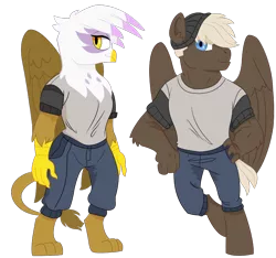 Size: 800x748 | Tagged: safe, artist:dbkit, derpibooru import, dumbbell, gilda, anthro, digitigrade anthro, gryphon, unguligrade anthro, clothes, hat, practice, practice drawing, simple background, transparent background