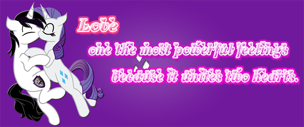 Size: 600x250 | Tagged: safe, artist:barrfind, derpibooru import, rarity, oc, oc:barrfind, pony, unicorn, canon x oc, cuddling, eyes closed, female, grammar error, kissing, love, male, phrase, rarifind, shipping, simple background, snuggling, straight, vector