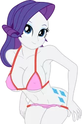 Size: 10069x15062 | Tagged: suggestive, artist:swagalicious-tony, artist:wojtekc4d, derpibooru import, rarity, equestria girls, absolute cleavage, absurd resolution, armpits, belly button, bikini, bikini babe, breasts, busty rarity, cleavage, clothes, cutie mark, cutie mark on equestria girl, female, panties, raripanty, sexy, simple background, solo, solo female, stupid sexy rarity, swimsuit, transparent background, underwear, undressing, vector