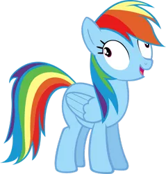 Size: 873x915 | Tagged: safe, artist:moongazeponies, derpibooru import, rainbow dash, pegasus, pony, fall weather friends, .svg available, derp, rainbow dash is best facemaker, rainbow derp, simple background, solo, transparent background, vector