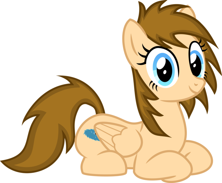 Size: 11204x9197 | Tagged: safe, artist:peahead, derpibooru import, oc, oc:stellar winds, unofficial characters only, pegasus, pony, absurd resolution, blue eyes, cutie mark, lying, lying down, show accurate, simple background, smiling, solo, transparent background, vector