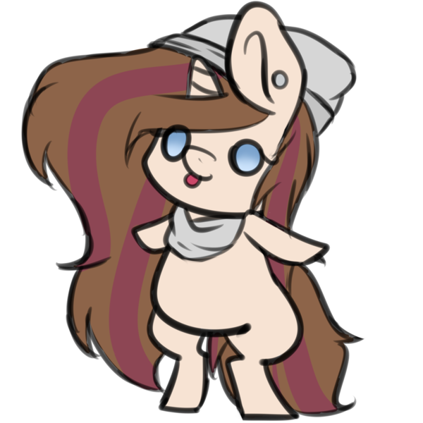 Size: 4200x4200 | Tagged: safe, artist:yeadatchantilly, derpibooru import, oc, oc:alda, unofficial characters only, pony, unicorn, absurd resolution, chibi, female, mare, simple background, solo, tongue out, transparent background