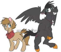 Size: 778x670 | Tagged: safe, artist:mintchocolatey, derpibooru import, ponified, pony, don bluth, jeremy, mrs. brisby, simple background, sweat, the secret of nimh, transparent background, watermark