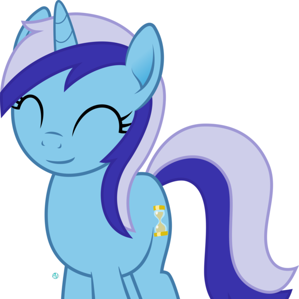 Size: 2251x2250 | Tagged: artist:arifproject, cute, derpibooru import, eyes closed, minuette, safe, simple background, smiling, solo, transparent background, vector