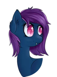 Size: 600x800 | Tagged: dead source, safe, artist:vulsegardt, derpibooru import, oc, oc:nightshade, unofficial characters only, bat pony, pony, bust, fangs, female, image macro, mare, meme, portrait, simple background, solo, transparent background