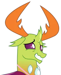 Size: 3522x4297 | Tagged: safe, artist:sketchmcreations, derpibooru import, thorax, changedling, changeling, celestial advice, :3, absurd resolution, adorkable, cute, dork, floppy ears, king thorax, more fun than it sounds, sheepish grin, simple background, solo, that was fast, thorabetes, transparent background, vector
