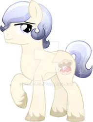 Size: 600x785 | Tagged: safe, artist:tambelon, derpibooru import, oc, oc:opalescent pearl, unofficial characters only, crystal pony, pony, male, rule 63, solo, stallion, watermark